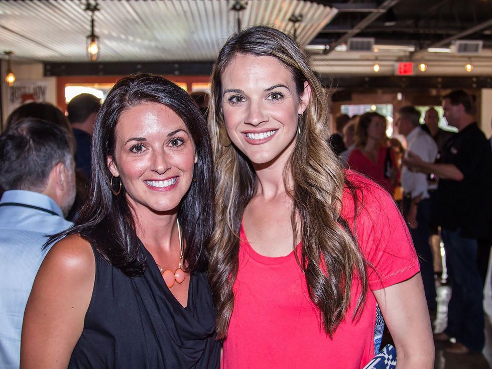 Mandy Shubcda, Molly Holley at Carry The Load fundraiser dinner at Pecan Lodge