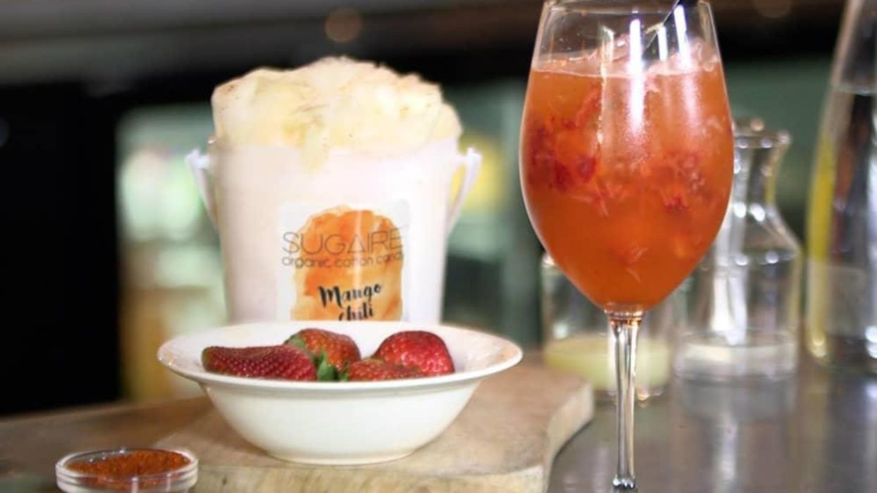 Mango Cloud cocktail from Mercat Bistro