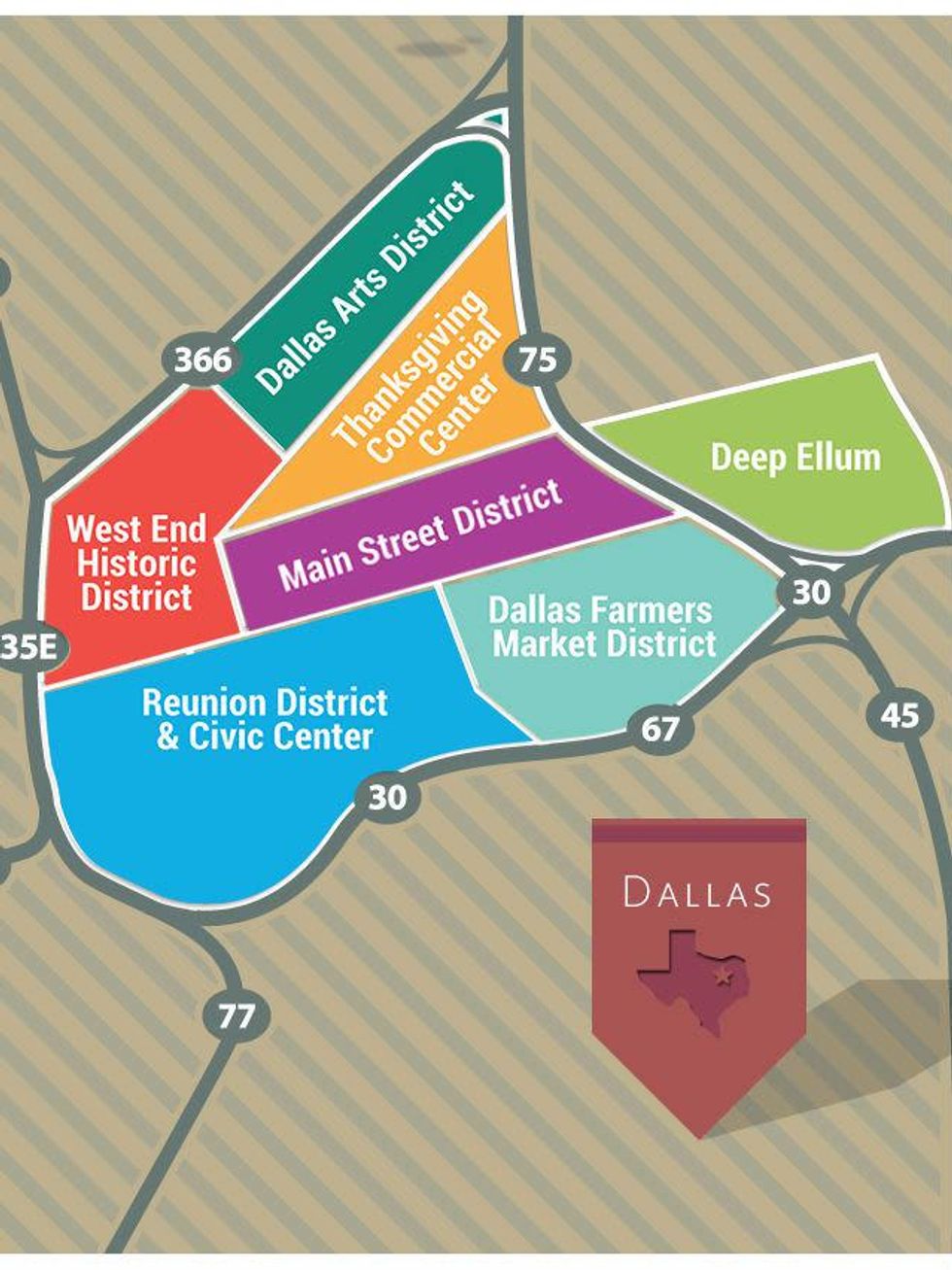 Map on Pegasus Urban Trails app