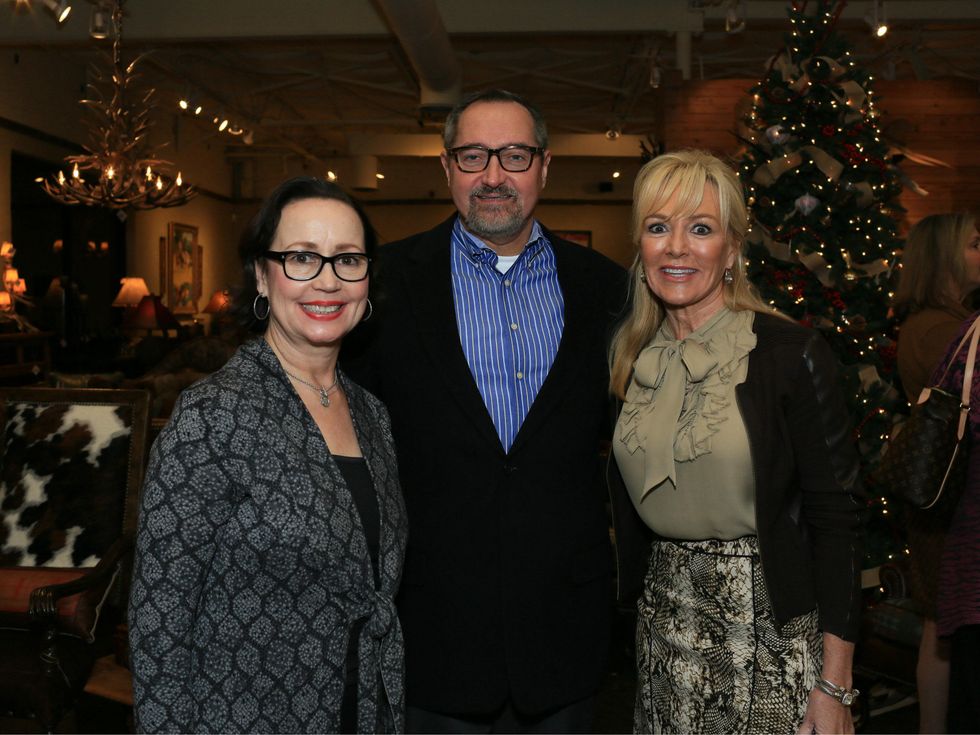 margaret chambers, john bolt, susan mooney, anteks christmas party
