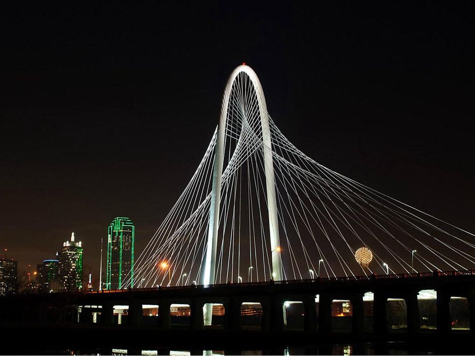 Margaret Hunt Hill Bridge in Dallas