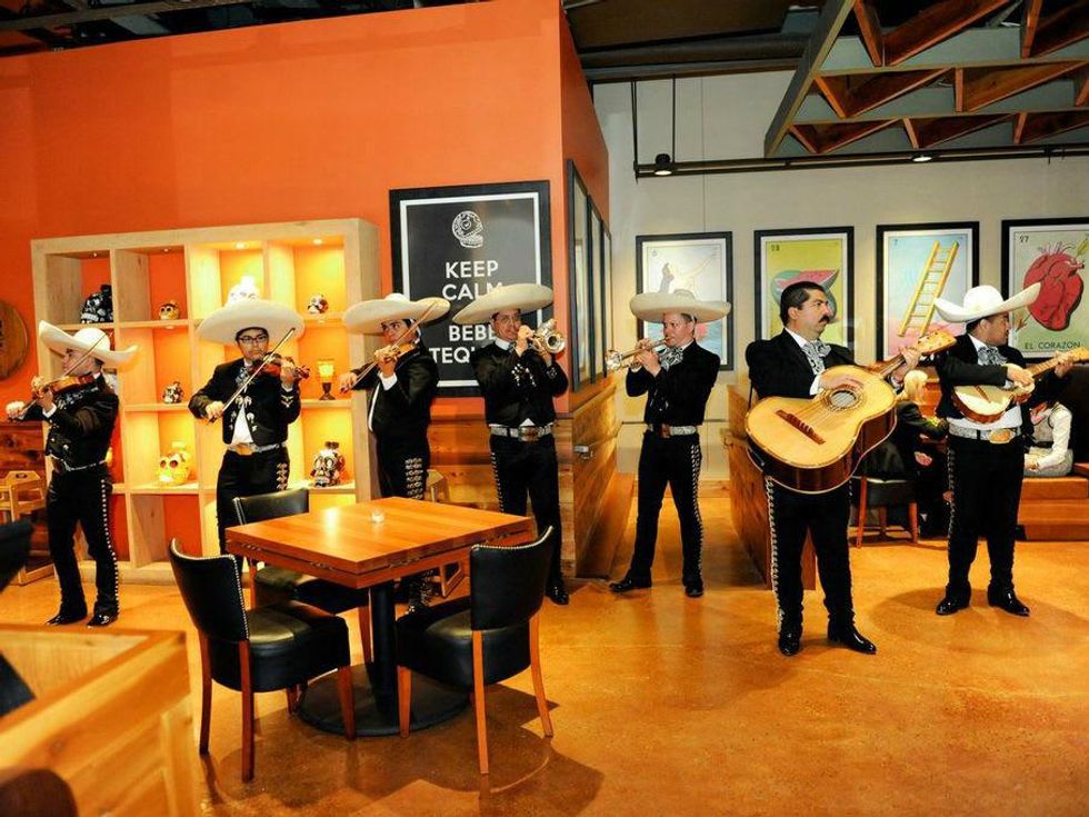 Mariachis at Boca Chica restaurant in Dallas