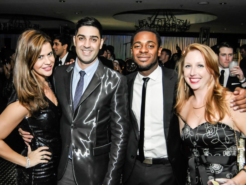 Mario Moros, Christian Yazdanpanah, Byron Sanders, Aimee Fisher, Hotel Zaza, Dallas Autumn Ball