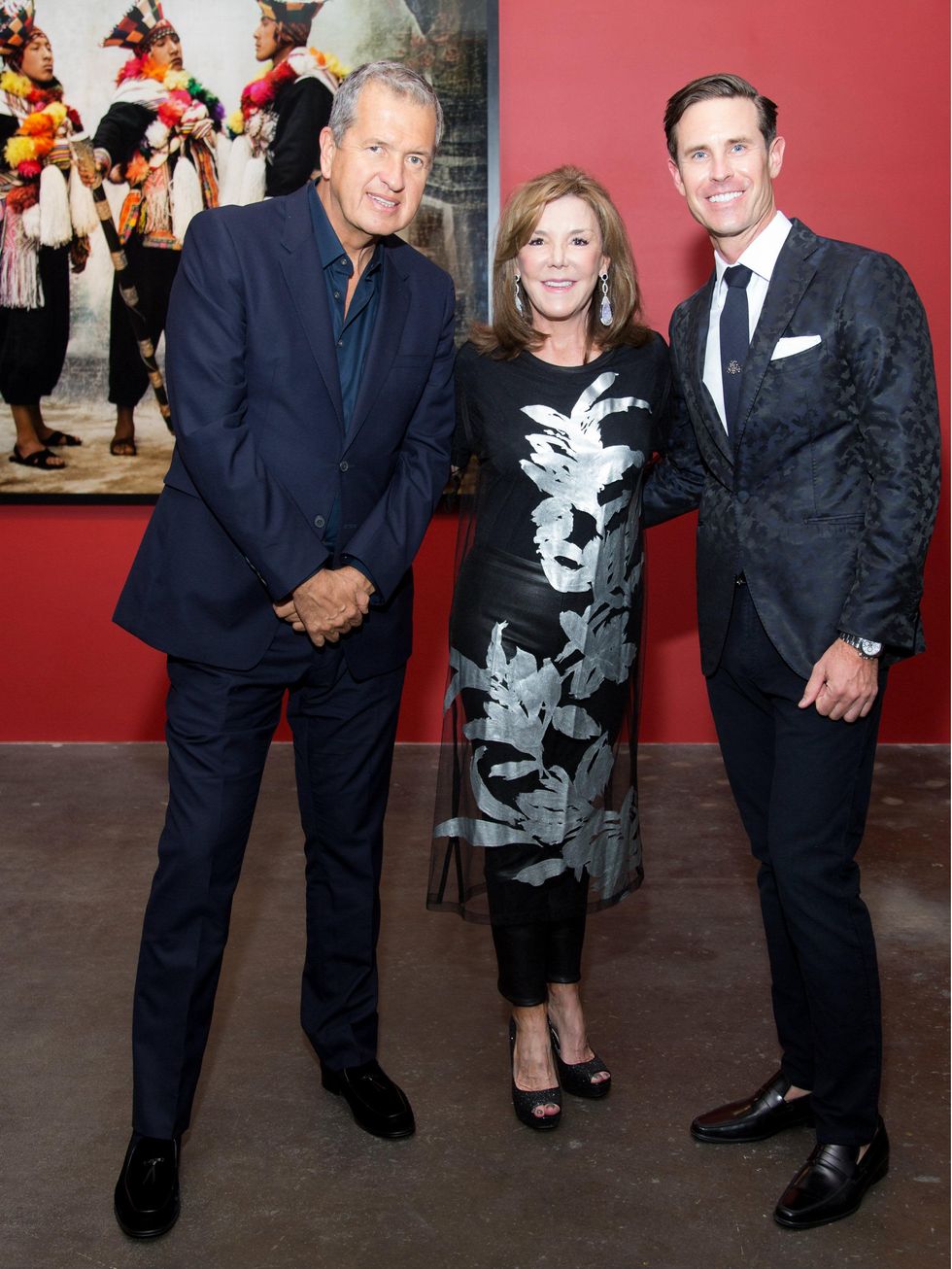 Mario Testino, Muffin Lemak, Shelby Wagner, Testino Opening DC