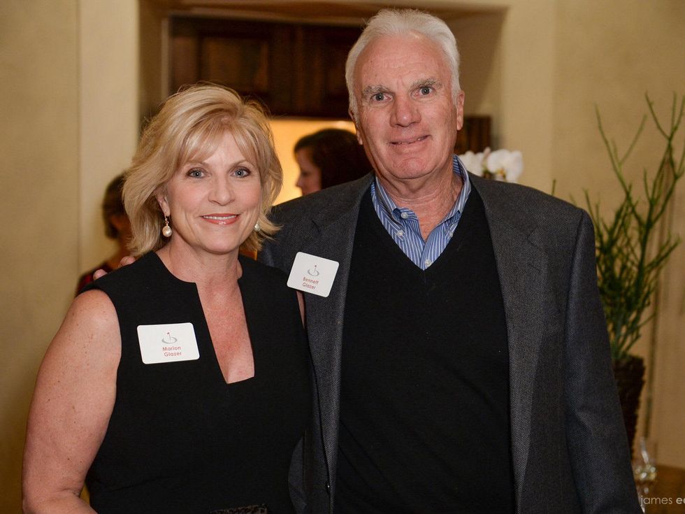 Marion Glazer, Bennett Glazer, Emmitt Smith Kickoff