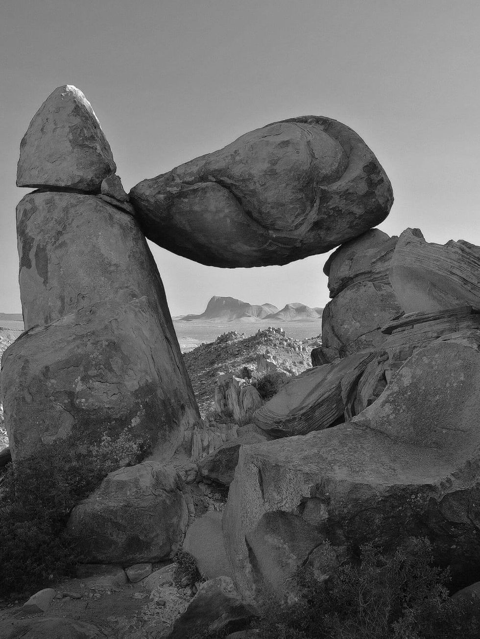 Mark Burns photo of Balanced Rock at Big Bend National Park