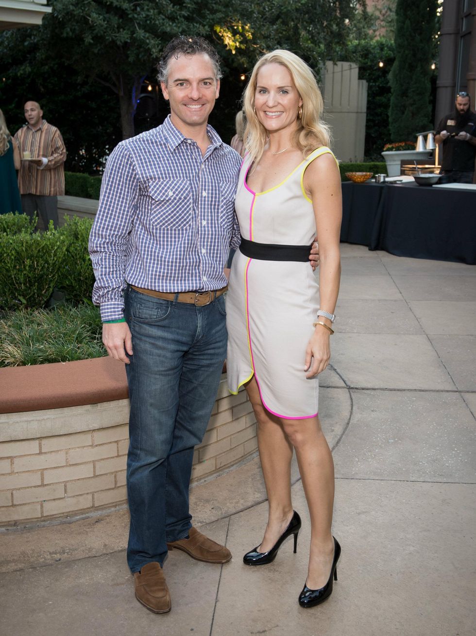 Mark Fuqua, Nicole Seanor at Bubbly Q