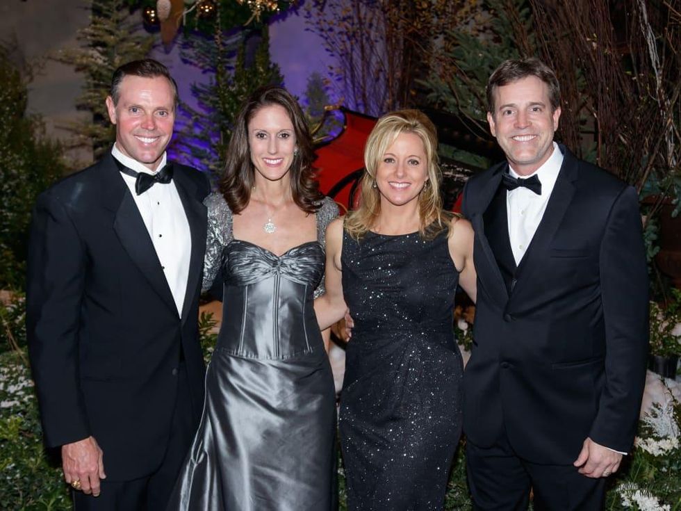 Mark Robbins, Katie Robbins, Kristi Meinecke, Chris Meinecke, Crystal Charity Ball 2017