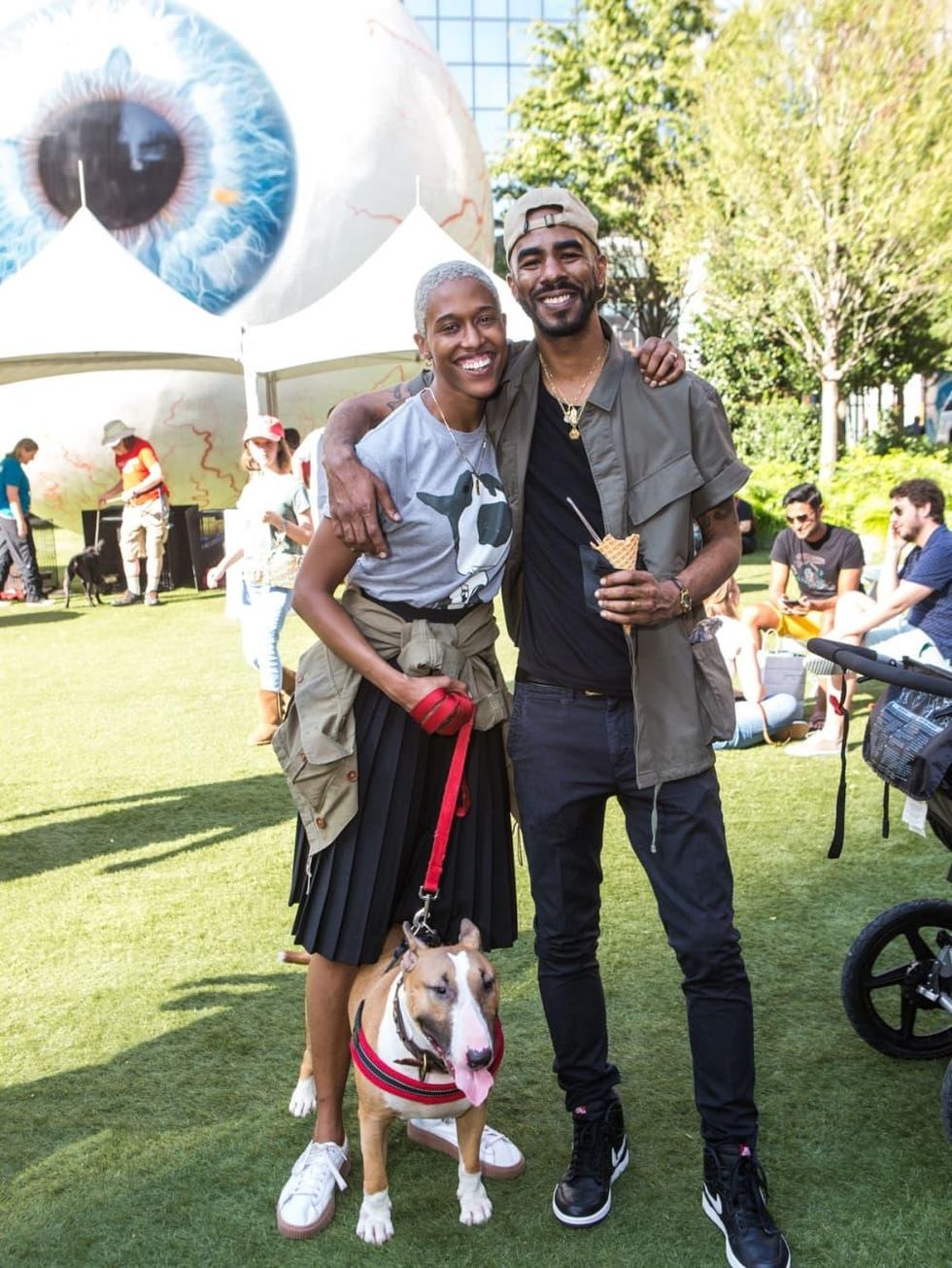 Marlena and Brent English, Puppies in the Park 2017