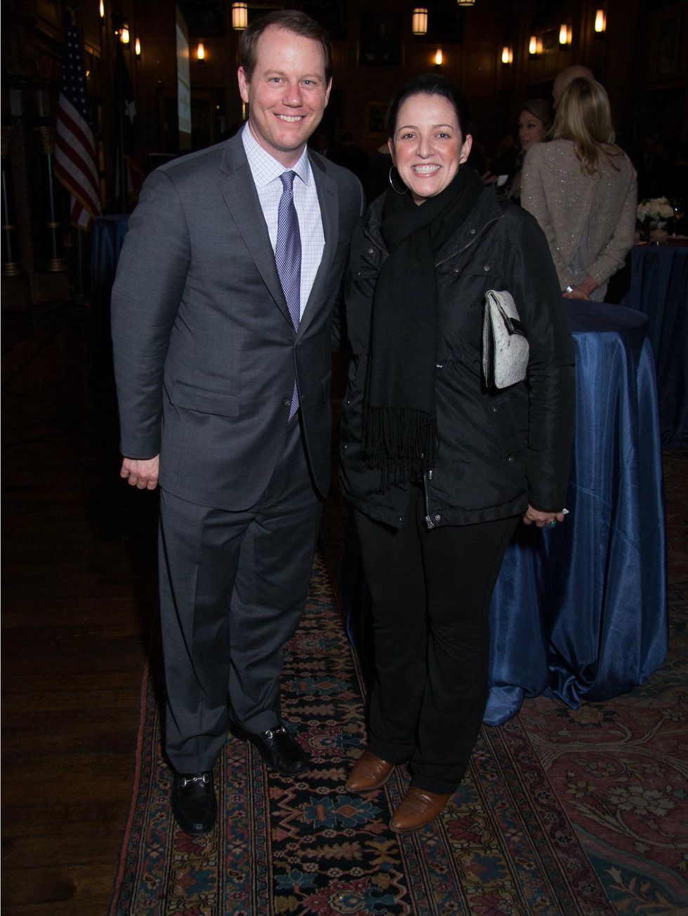 Marty Brainerd and Kristina Wrenn, Billiard Ball Kickoff