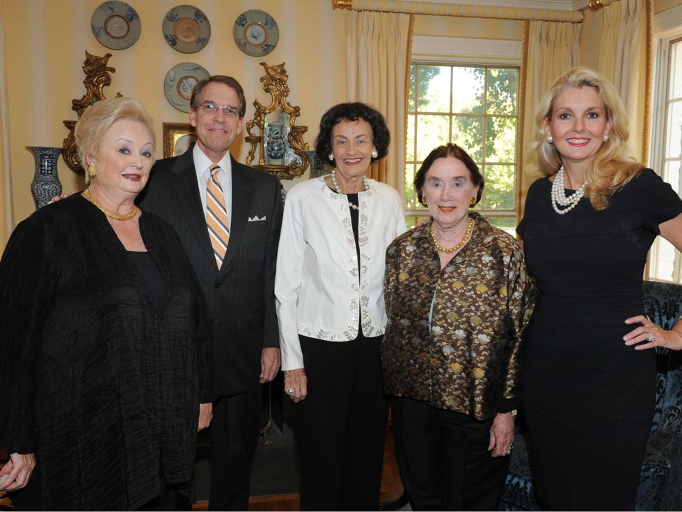 Mary Brinegar, Norm Bagwell, Virginia Chandler Dykes, Dr. Ann Stuart, and Libby Hunt