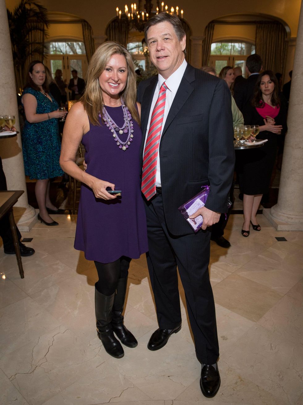 Mary Jo Jennings, Dee Jennings, Purple stride kick off