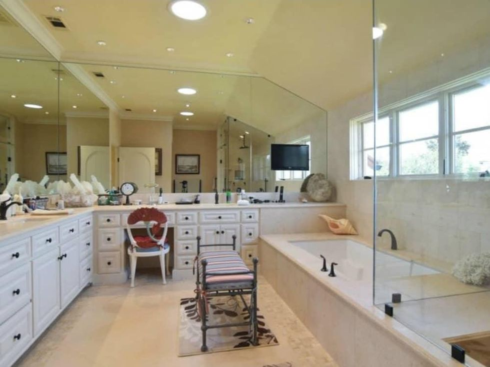 Master bath at 12258 Creek Forest Dr. in Dallas