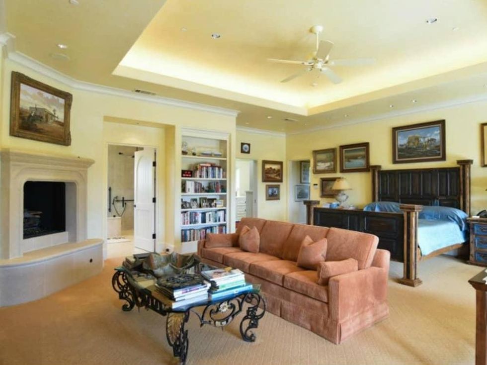 Master bedroom at 12258 Creek Forest Dr. in Dallas