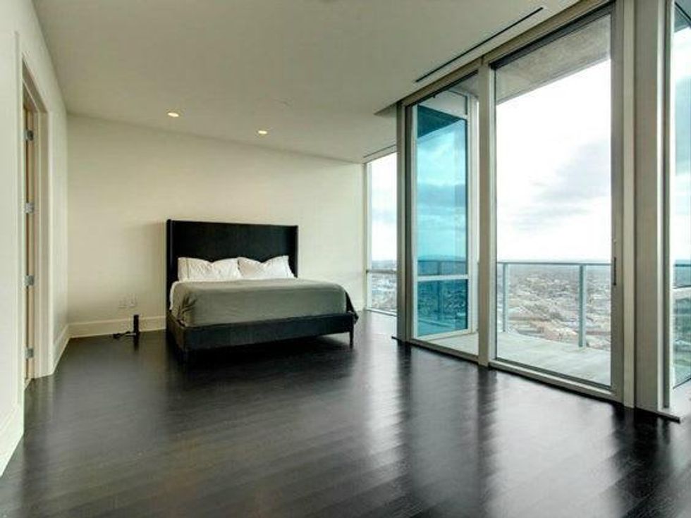 Master bedroom at 1301 Throckmorton St. in Fort Worth