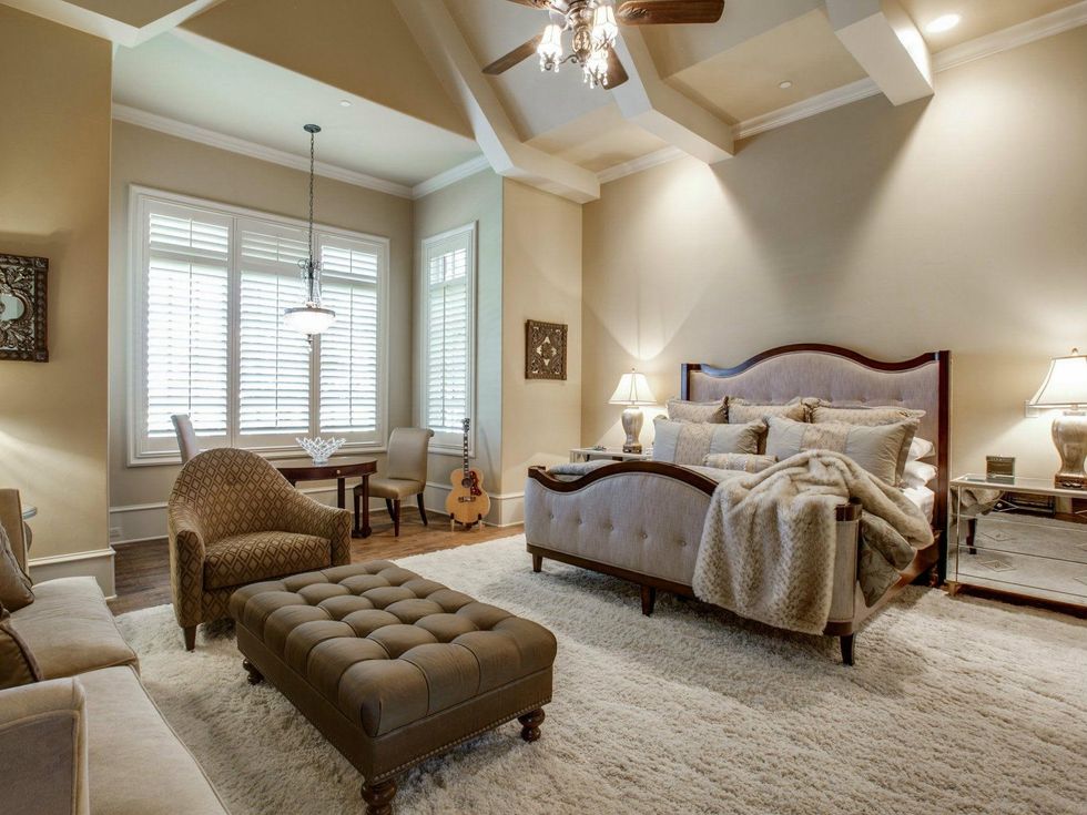 Master bedroom at 1724 Wisteria Way in Westlake