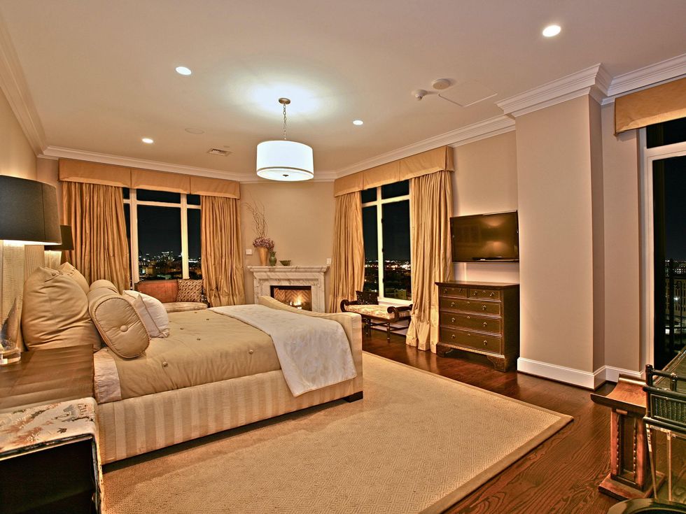 Master bedroom at 2525 N. Pearl #1102B