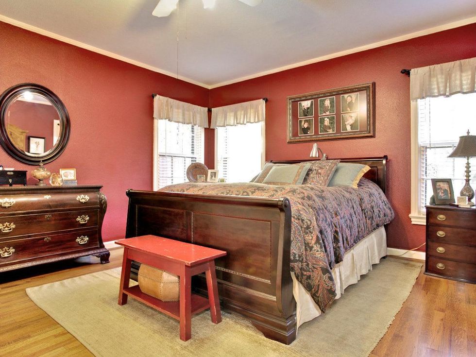 Master bedroom at 3197 Westcliff Rd. in Fort Worth