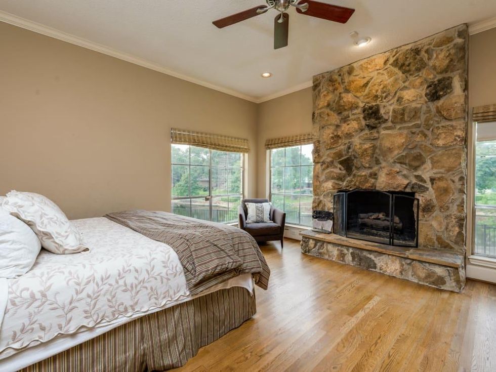 Master bedroom at 4224 Briar Creek in Dallas