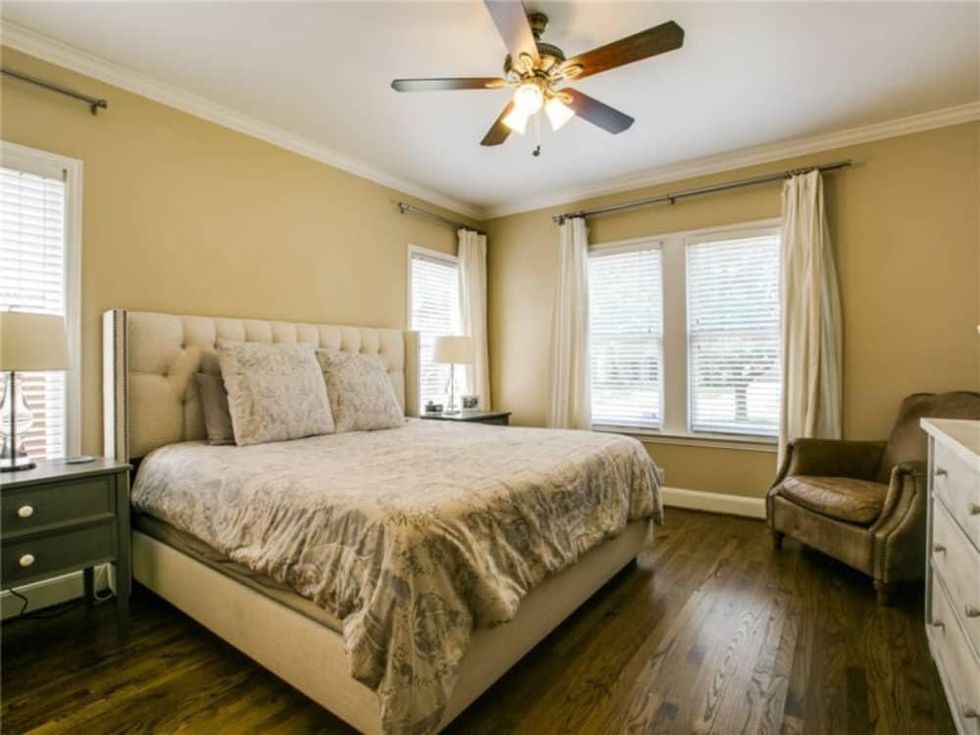 Master bedroom at 5839 Marquita Ave. in Dallas