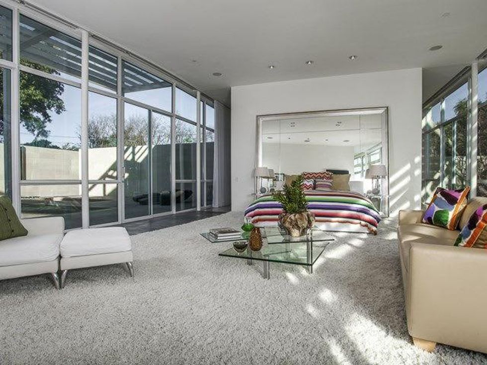 Master bedroom at 6645 Northaven Rd. in Dallas