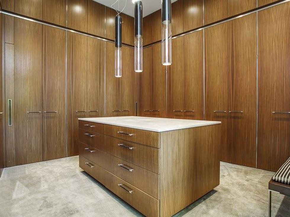 Master closet at 6645 Northaven Rd. in Dallas