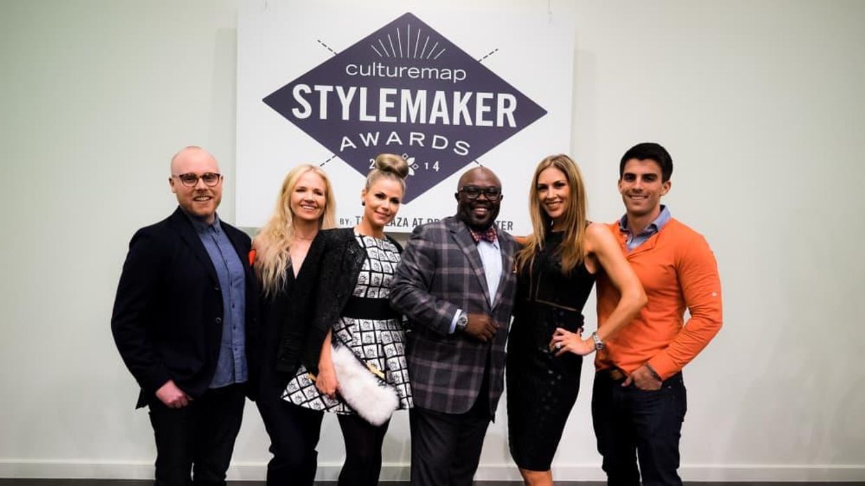 Matt Alexander, Jenny Kirtland, Maleiah Rogers, David Goltl, Melissa Rountree, Kevin Lavelle at 2014 CultureMap Stylemaker Awards