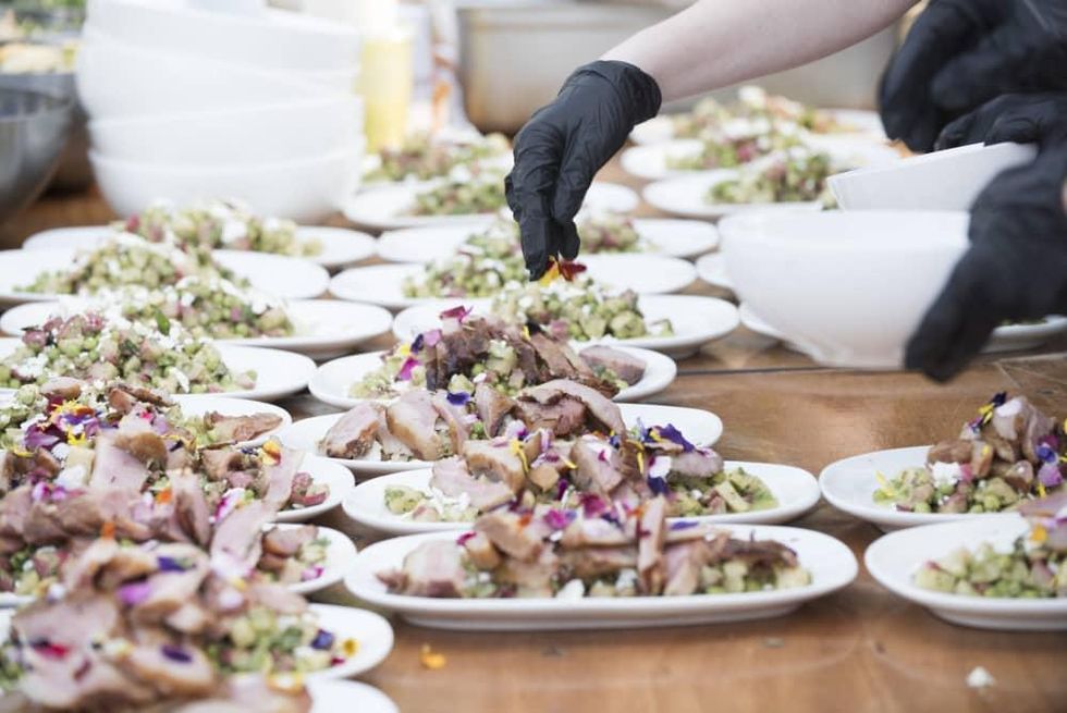 Matt Balke's pork jowl starter