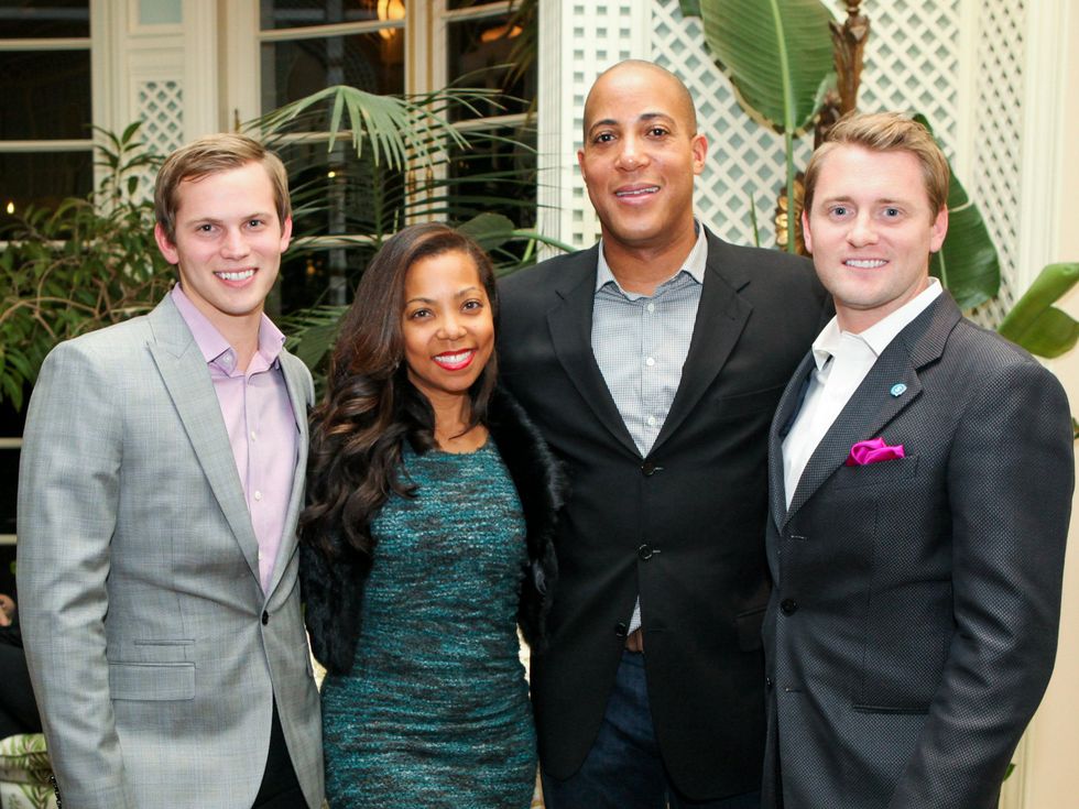 Matt Johnson, Annika Cail, Robert Weatherly, James Shackelford, Equest Triple Crown Gala Kick-Off Party