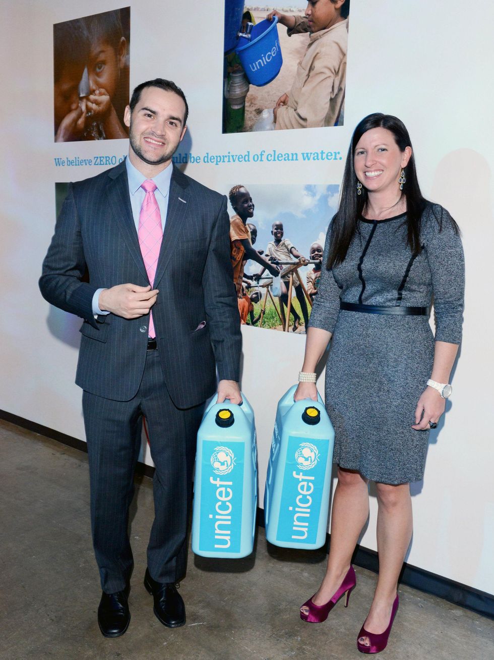 Matt Meyersohn, Gina Calvert, unicef