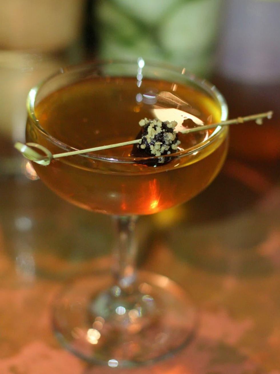 Matt Orth's drink at Woodford Reserve Manhattan party