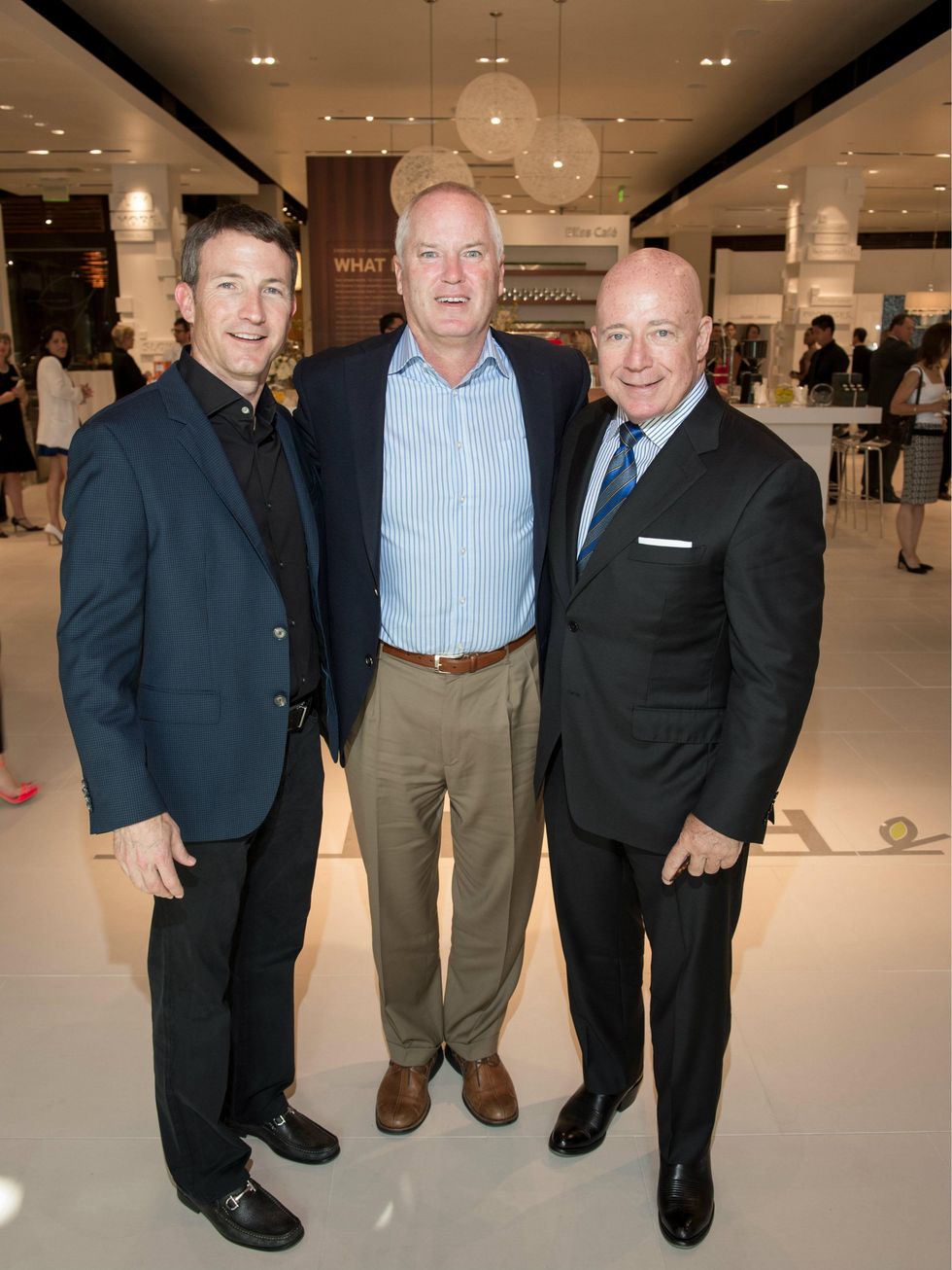 Matt Root, Jim Stewart, Jeffery Sears, Pirch preview dinner