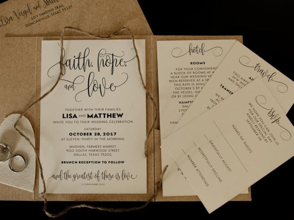 Couple's rustic brunch wedding fills unlikely Dallas venue with ...