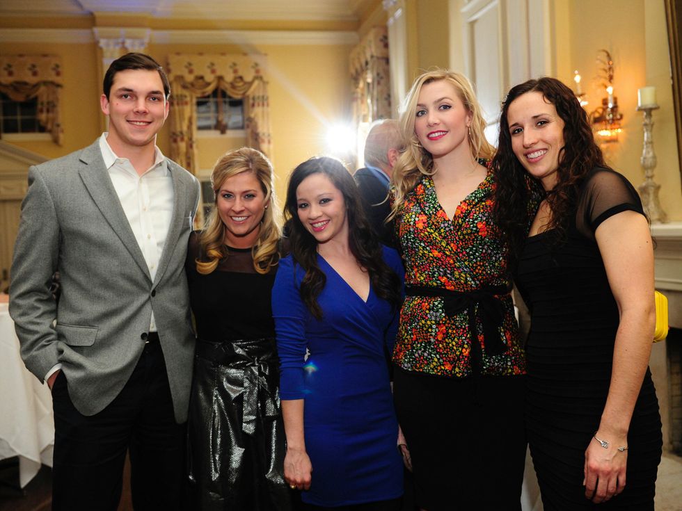 Matthew Shelly, Kirsten Williams, Vanchelsa Sandoval,Norah Meier, Nikki Porteus, LPJC Winter Membership Party