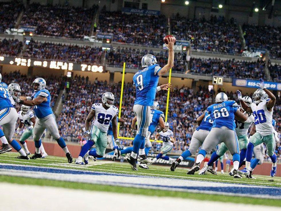 Matthew Stafford of the Detroit Lions