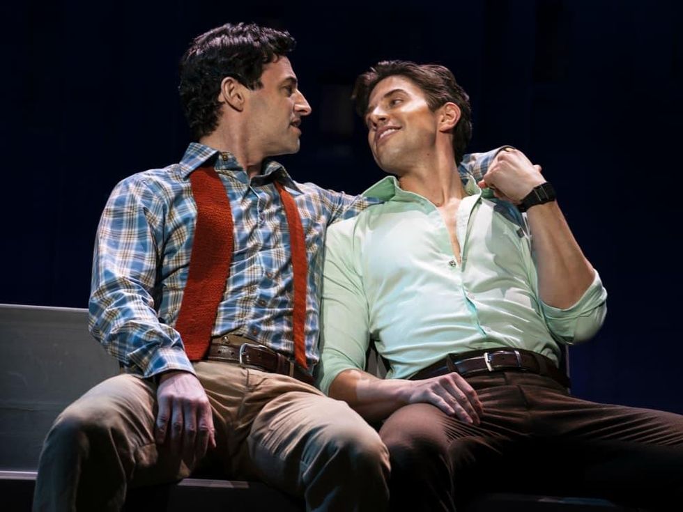 Max von Essen and Nick Adams in the national tour of Falsettos