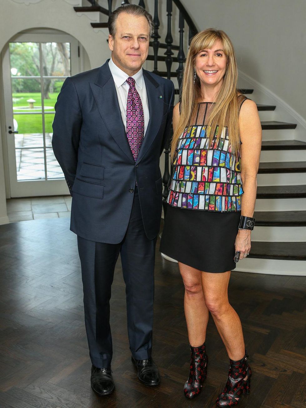 Maxwell L. Anderson, Nancy Carlson, Art ball Host Tea