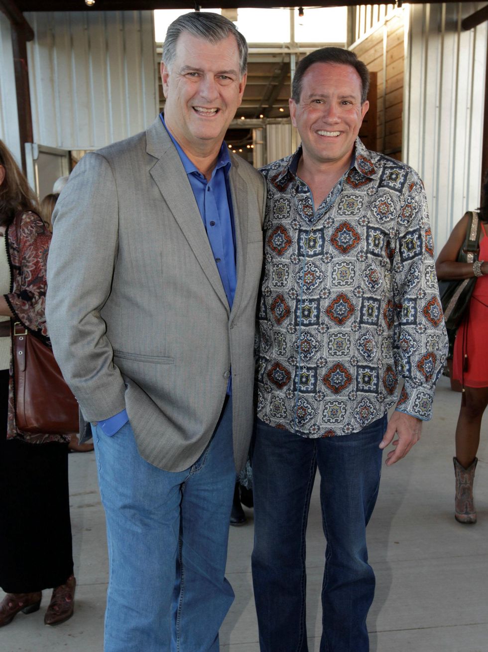 Mayor Mike Rawlings, Rowlett Mayor Todd Gottel, Equest Triple Crown Gala