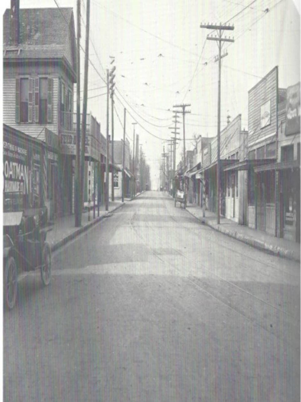 McKinney Avenue in Dallas in 1910