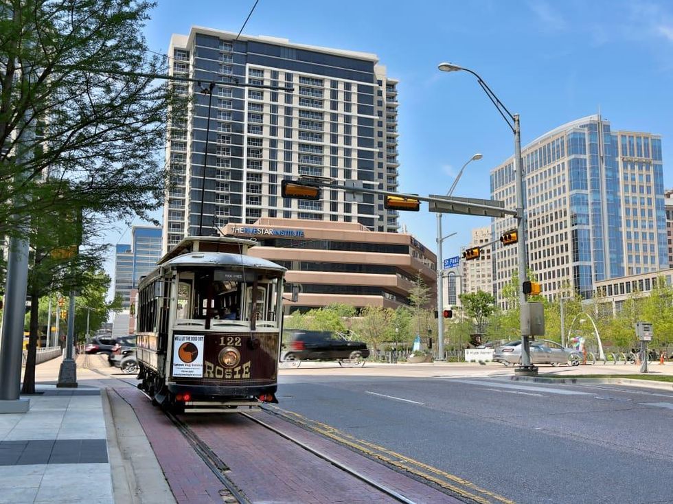 McKinney Avenue trolley December 2017
