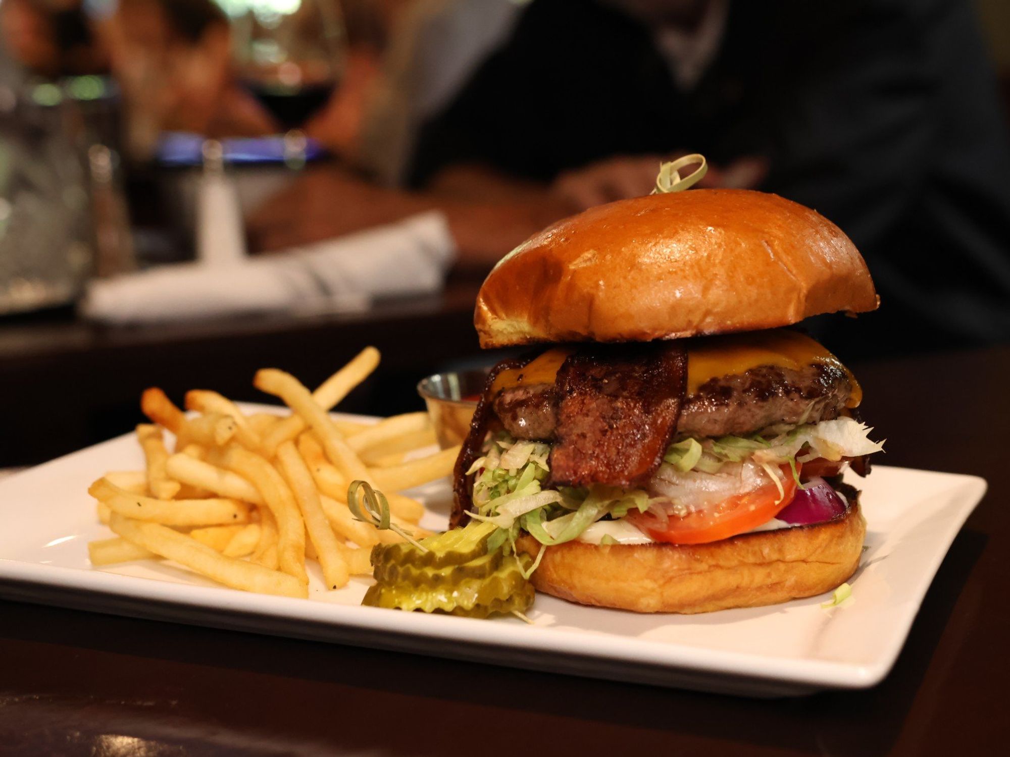 McRae's Bistro burger