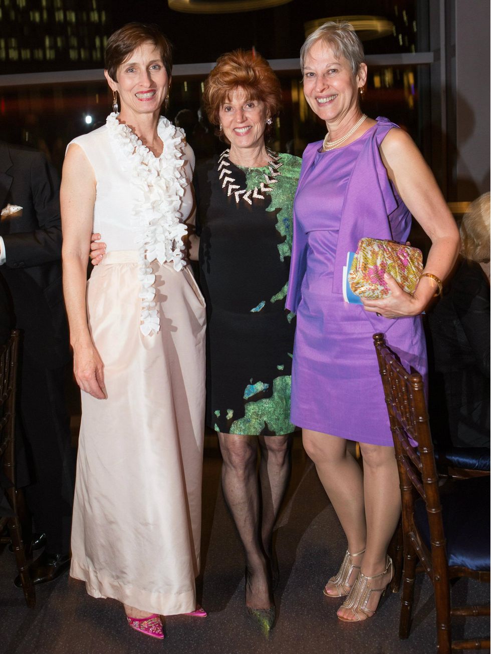 Meaders Ozarow, Donna Wilhelm, Becky Young, titas command performance gala