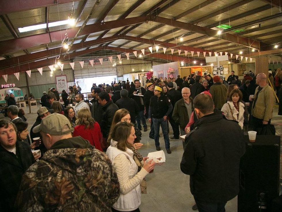 Meat Fight 2014 crowd shot