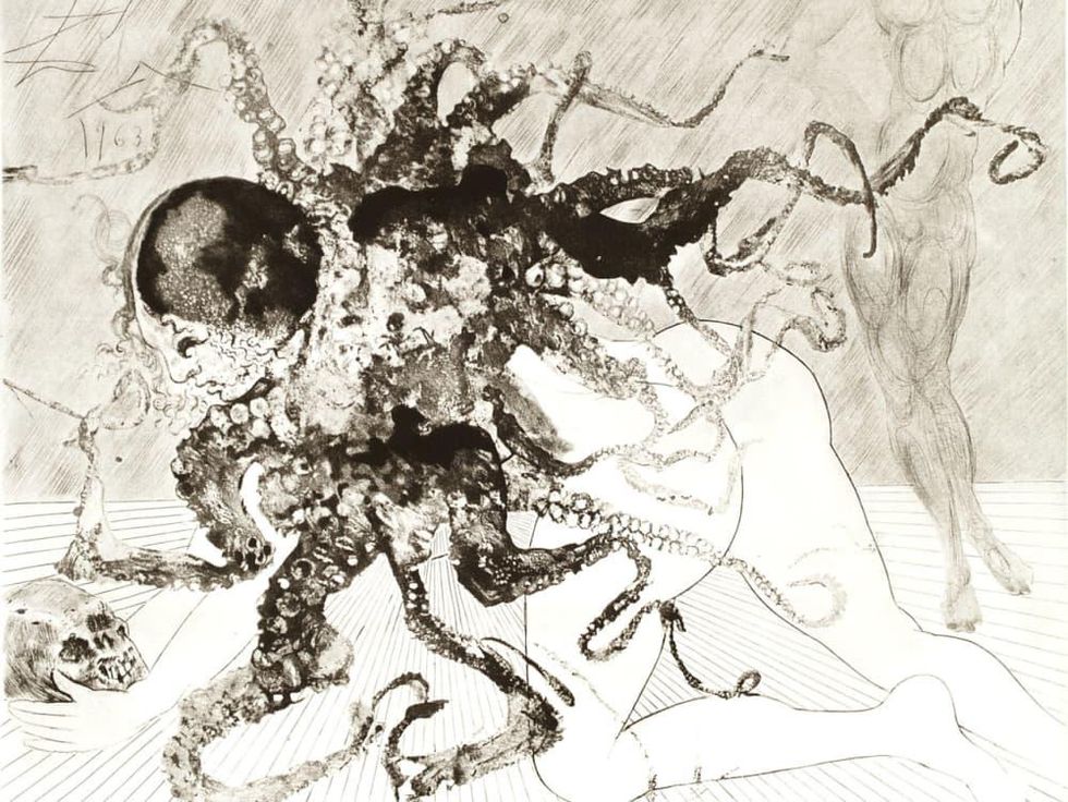 Medusa by Salvador Dali