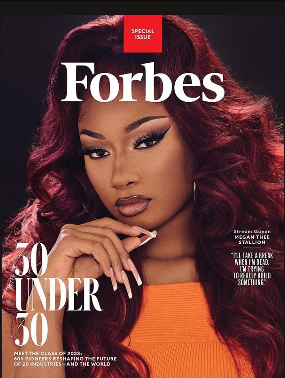Megan Thee Stallion Forbes cover 30 Under 30