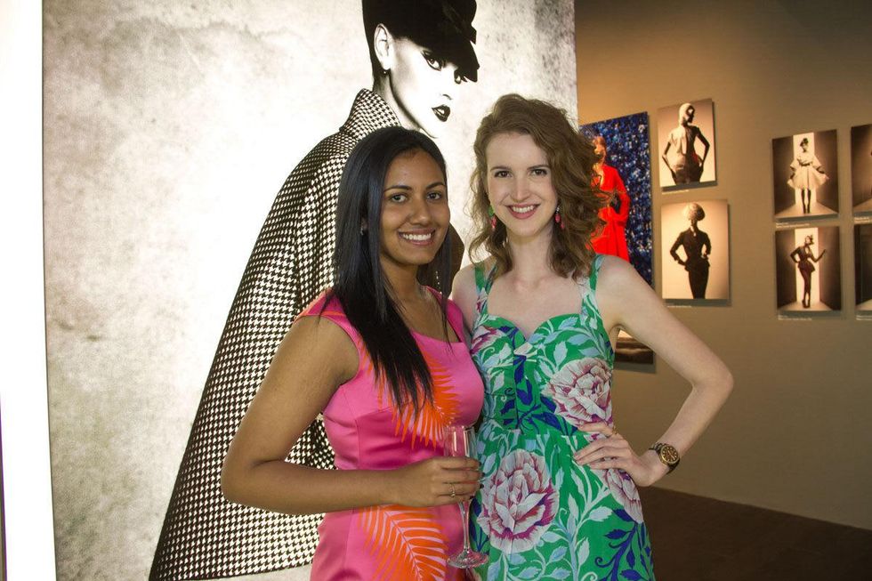 Megha Pulianda, Haley Luper at Dior Exhibition