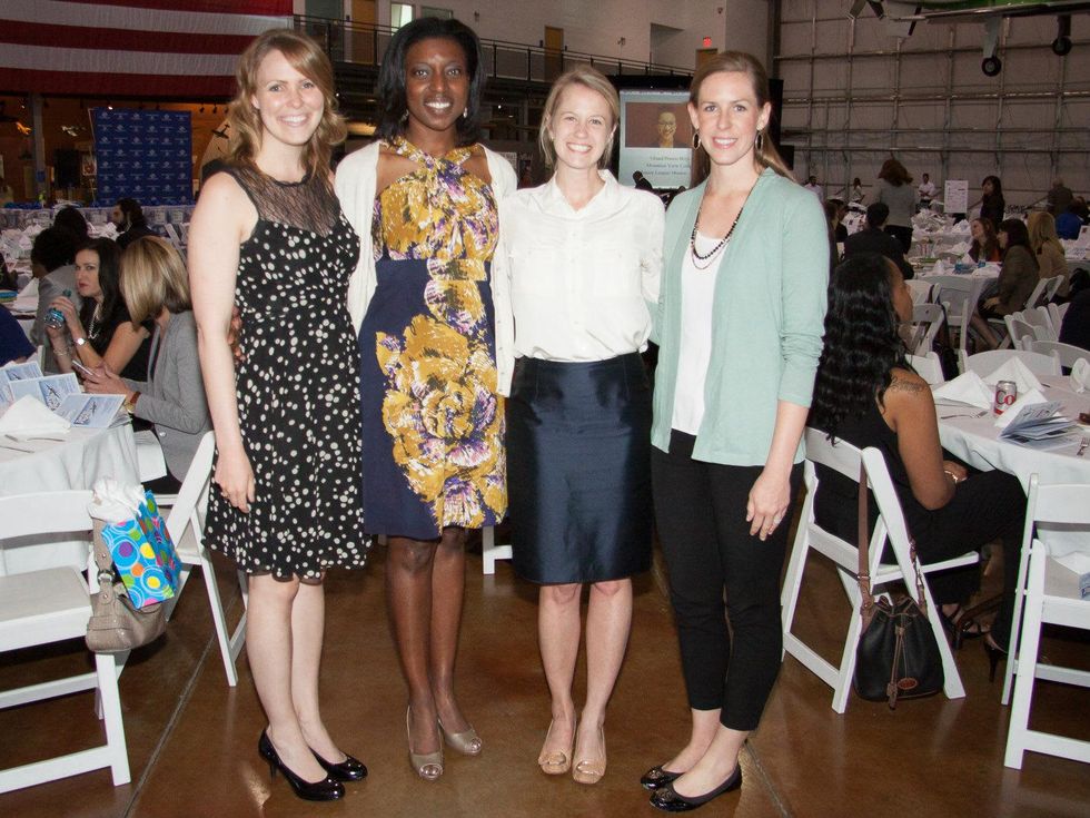 Melanie Hovland, Dianne Keeler, Rachel Williams and Ashley Goad, boys and girls club, tops