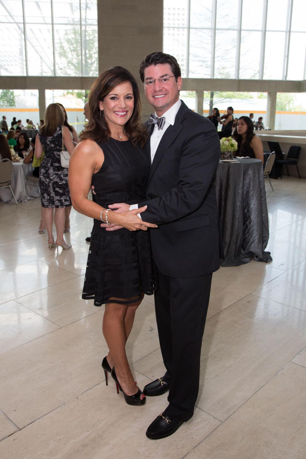 Melinda Hall, Joshua Waggoner at UNT Emerald Eagles Honors