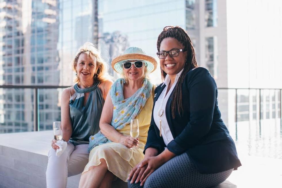 Melissa Gray, Gayle Evans, Stephanie Sims, Summer Soiree 2018