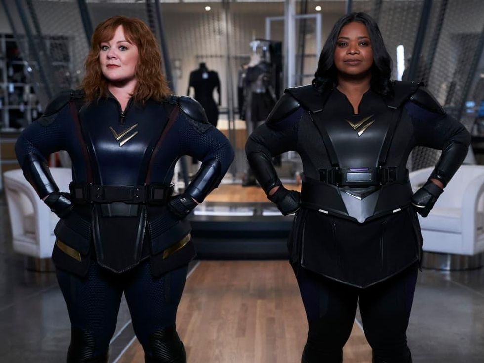 Melissa McCarthy and Octavia Spencer in Thunder Force